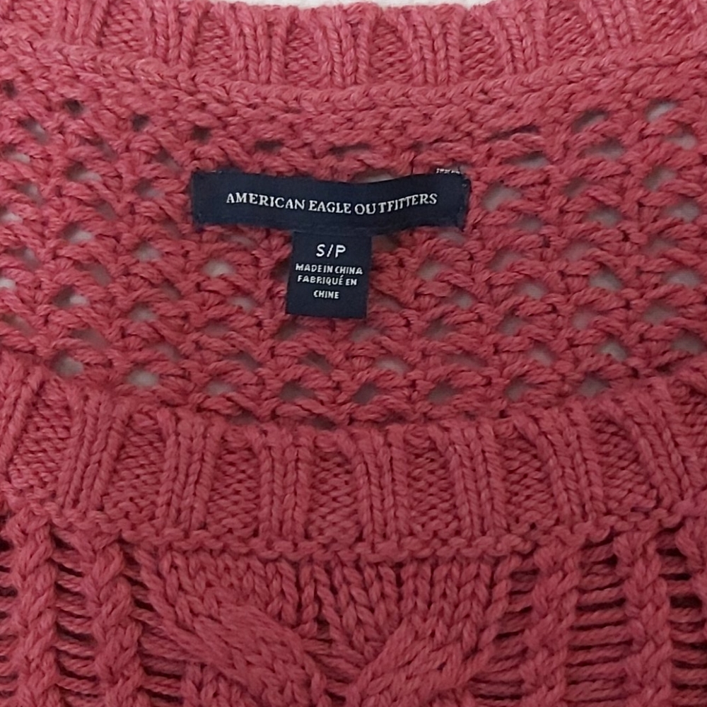 American Eagle Outfitters Pink Sweater